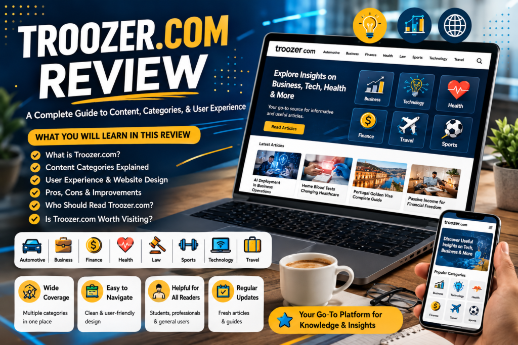 Troozer.com Review: A Complete Guide to Its Content, Categories, User Experience, and Trust Value Troozer.com Review