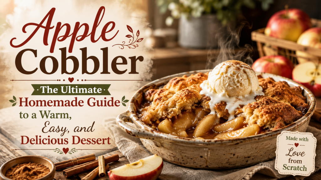 Apple Cobbler: The Ultimate Homemade Guide to a Warm, Easy, and Delicious Dessert Apple Cobbler: The Ultimate Homemade Guide to a Warm, Easy, and Delicious Dessert