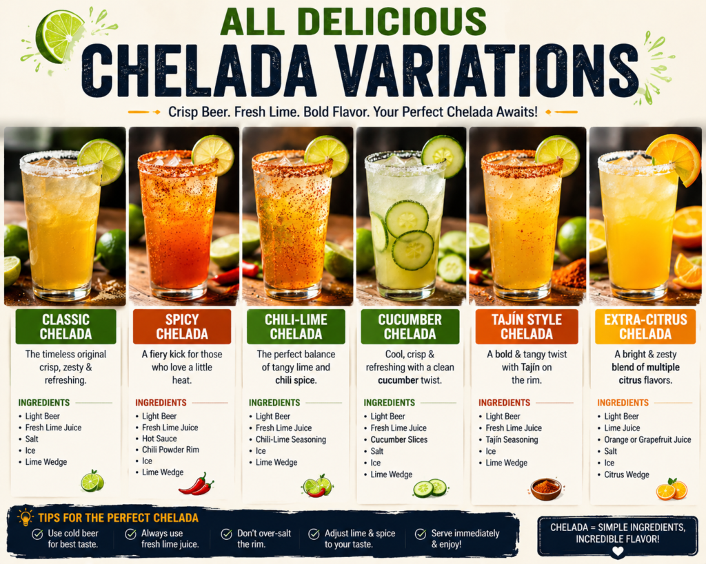 Delicious Chelada Variations