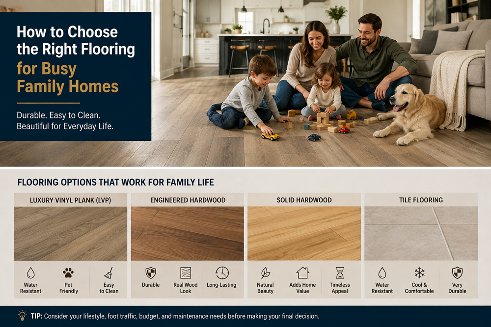 How to Choose the Best Flooring for Busy Family Homes
